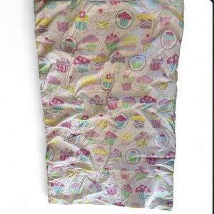 Colorful Cupcake Patterned Blanket Toddler 50X30